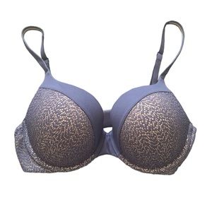Victoria’s Secret Deep Plunge Purple & Nude Bra